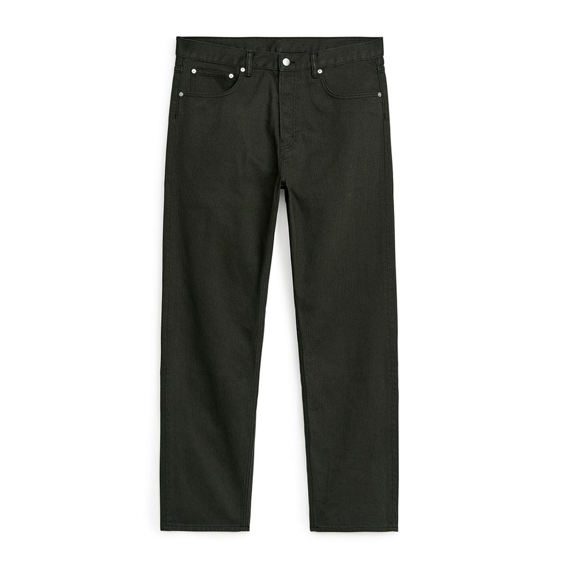Men's Washed Black Jeans main product photo