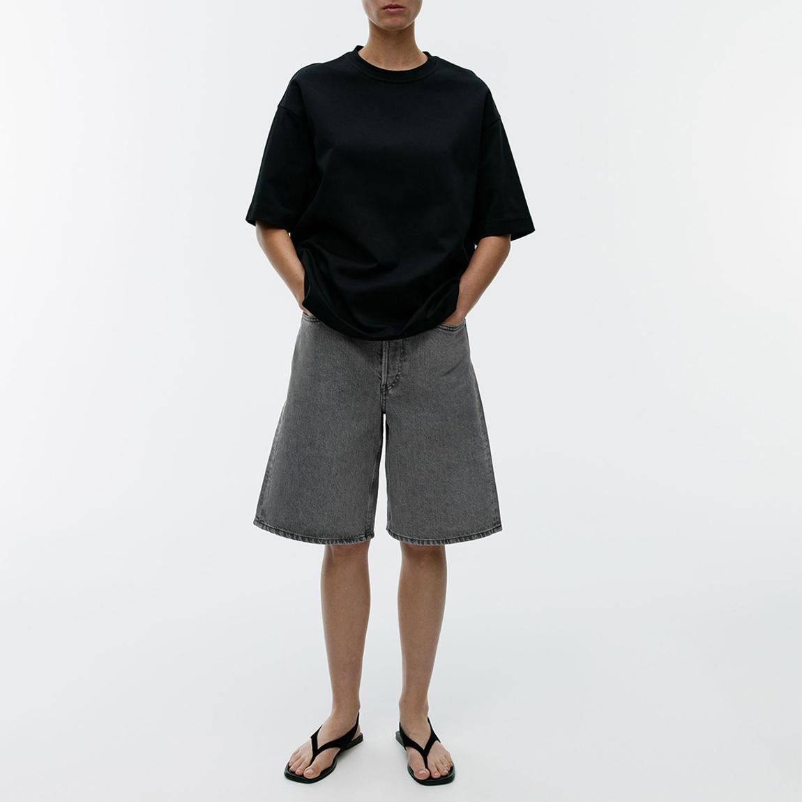 Washed Grey Shorts main product photo