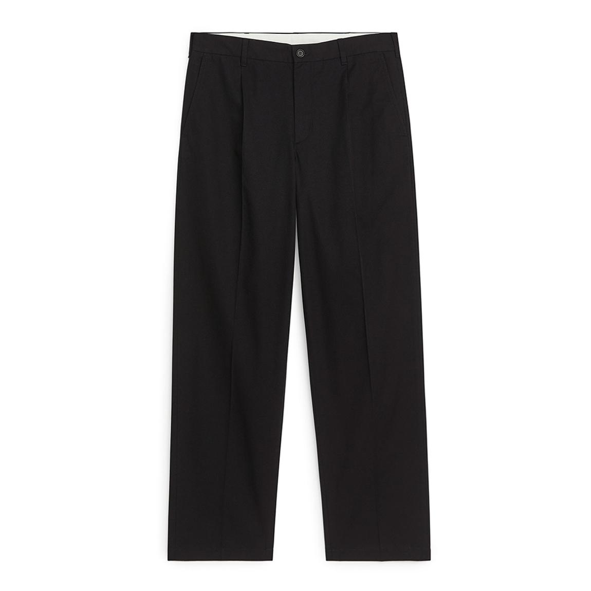 Men's Black Chino Trousers main product photo