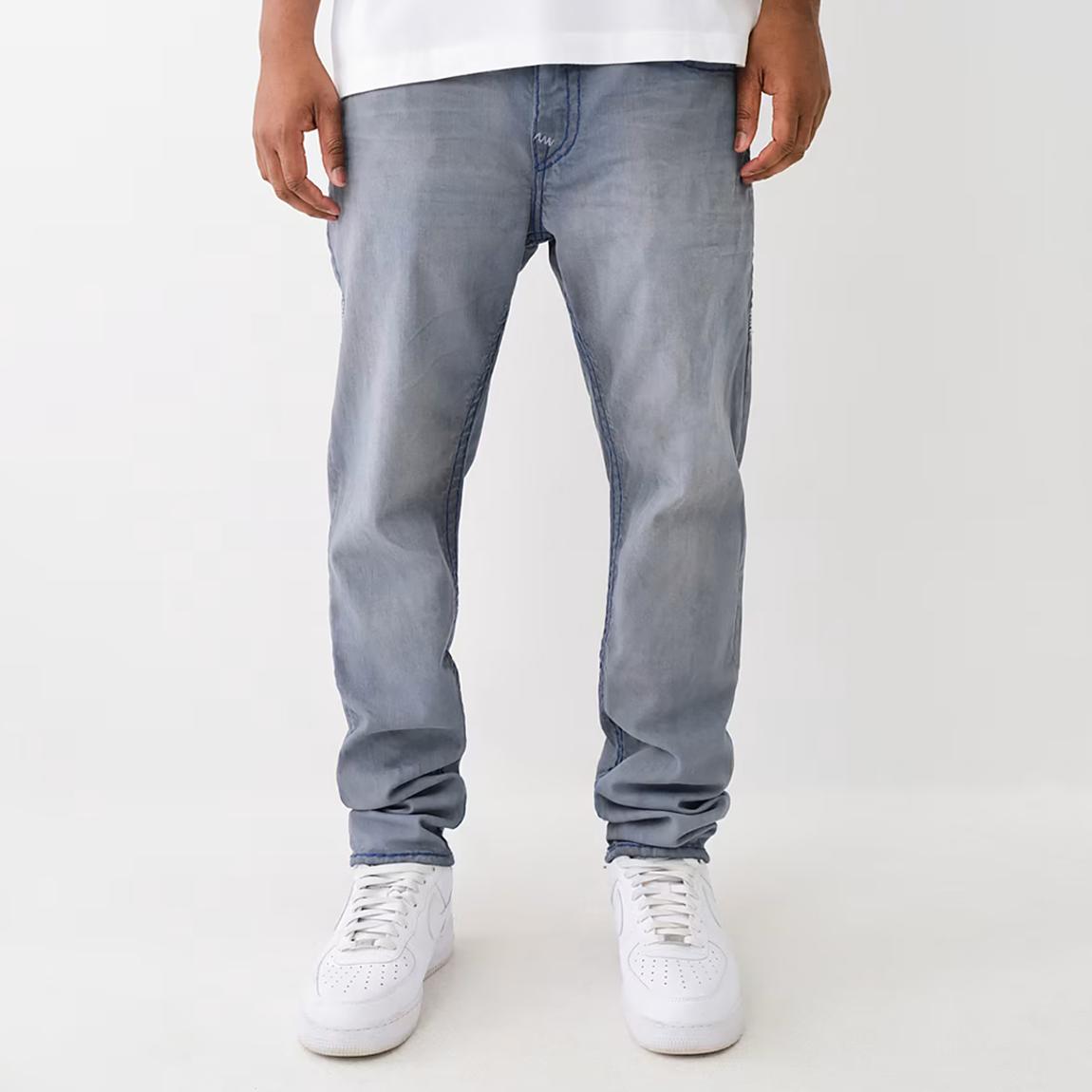 Grey Rocco Super T Straight Stretch Jeans main product photo
