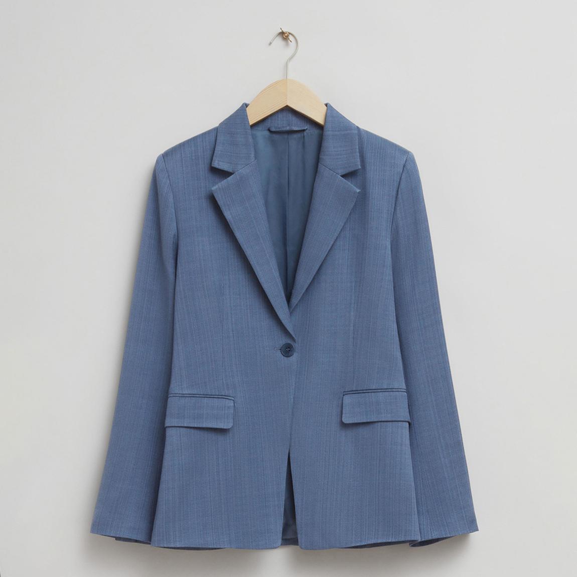 Dusty Blue Tailored Fit Blazer main product photo