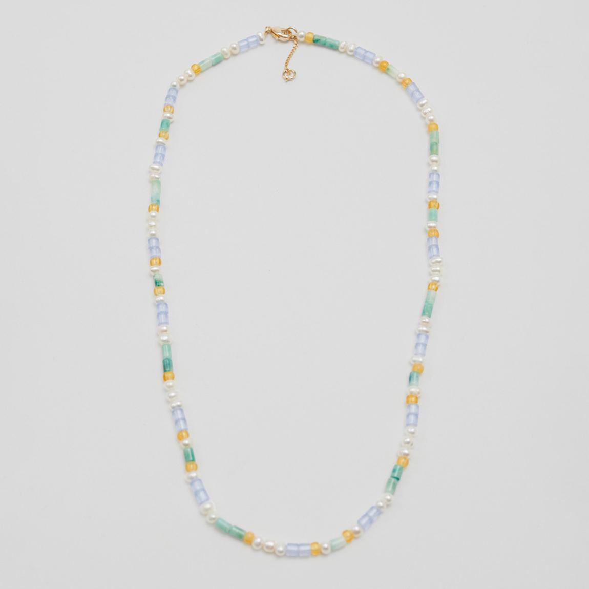 Multicoloured Bead and Pearl Necklace main product photo
