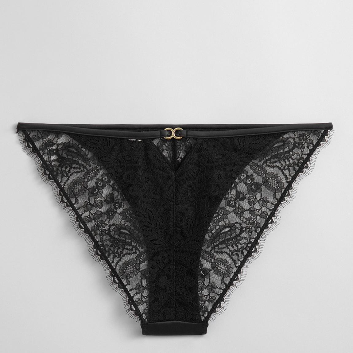 Black Lace Tanga Knickers main product photo