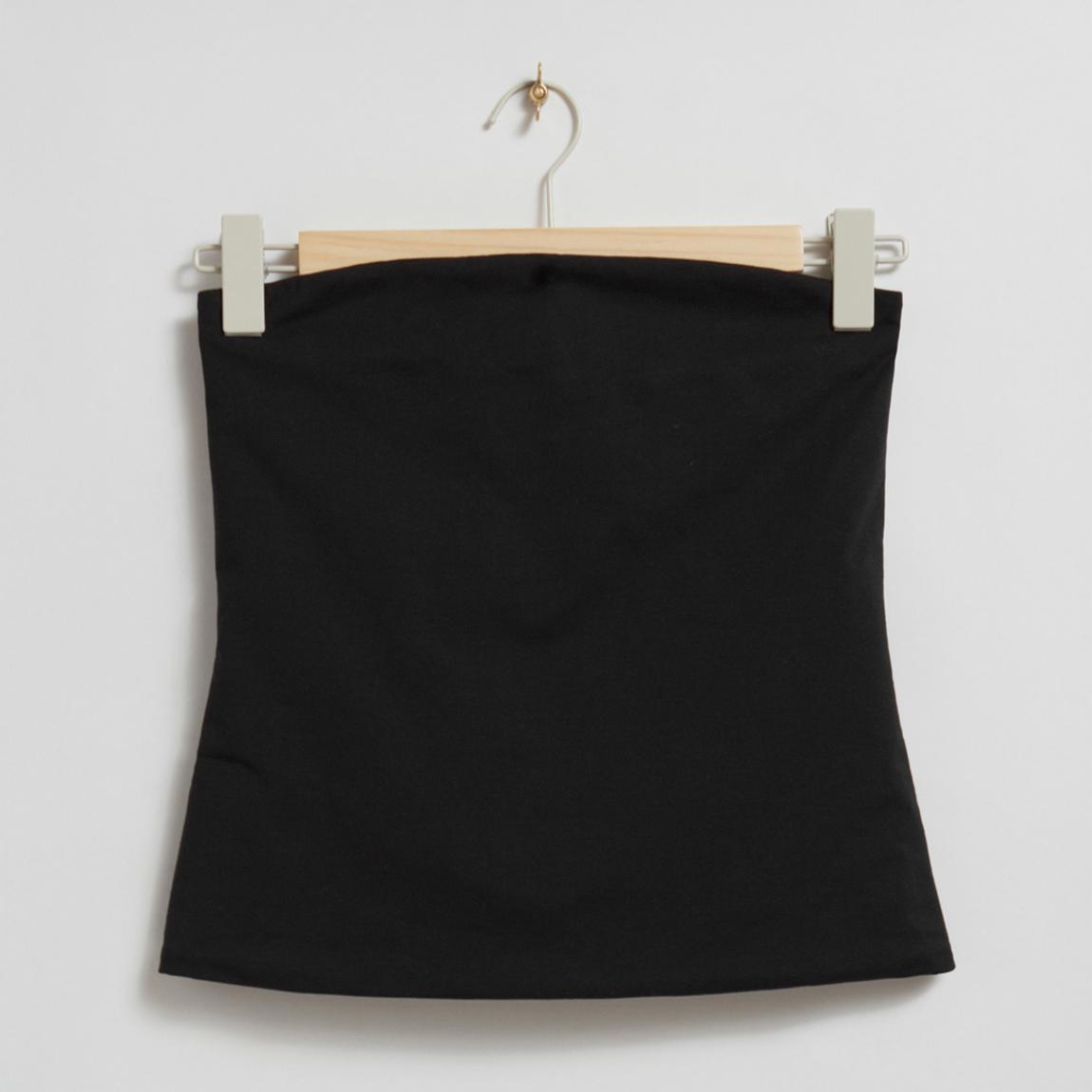Black Strapless Tube Top main product photo