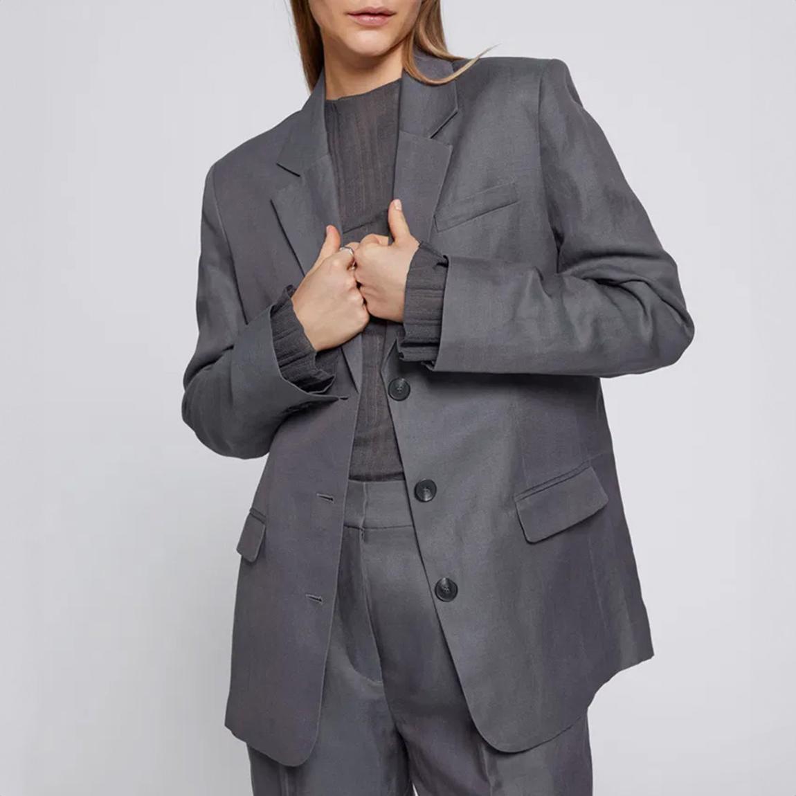 Slate Oversized Sharp Blazer main product photo