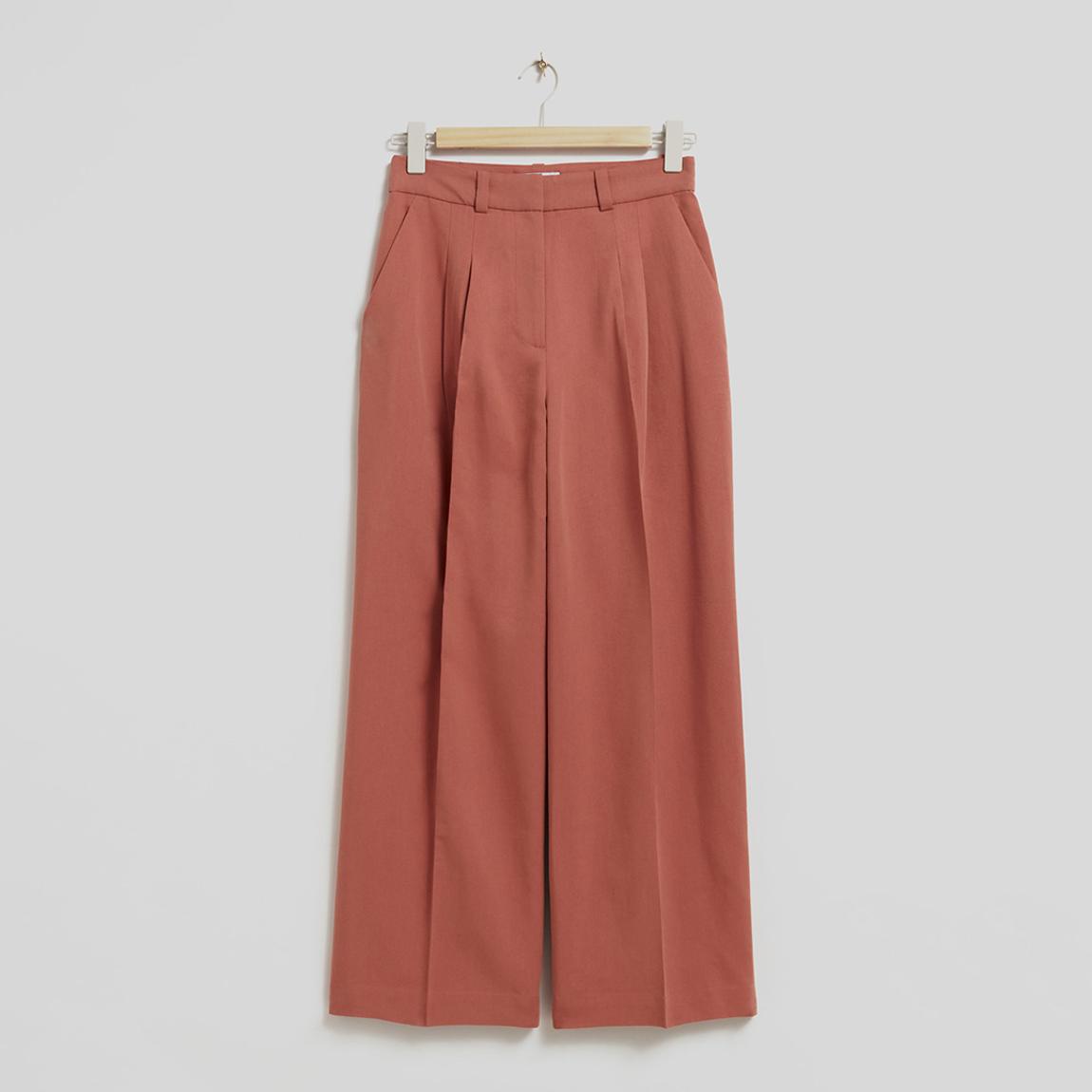 Terracotta Relaxed Tailored Trouseres main product photo