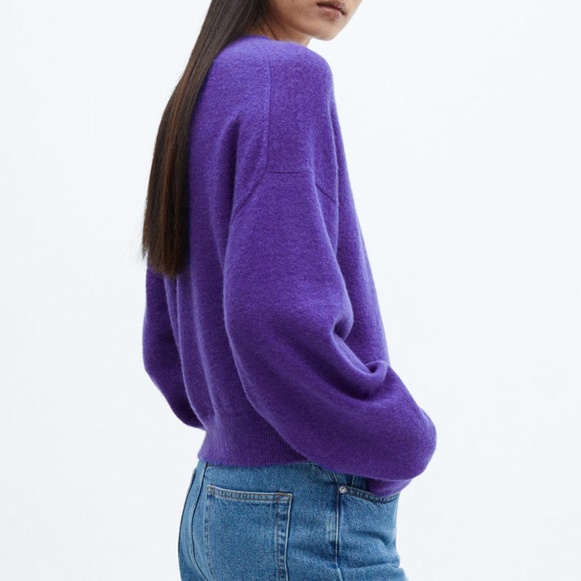 Purple Wool Blend Jumper main product photo