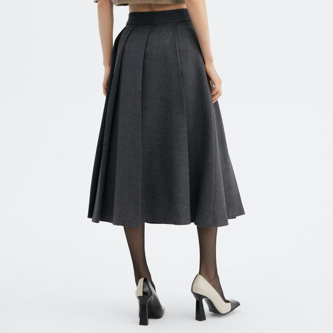Grey Plank Midi-Skirt main product photo