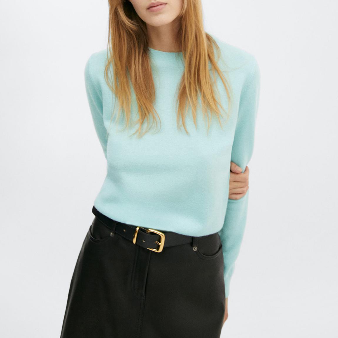 Pastel Green Cashmere Jumper main product photo
