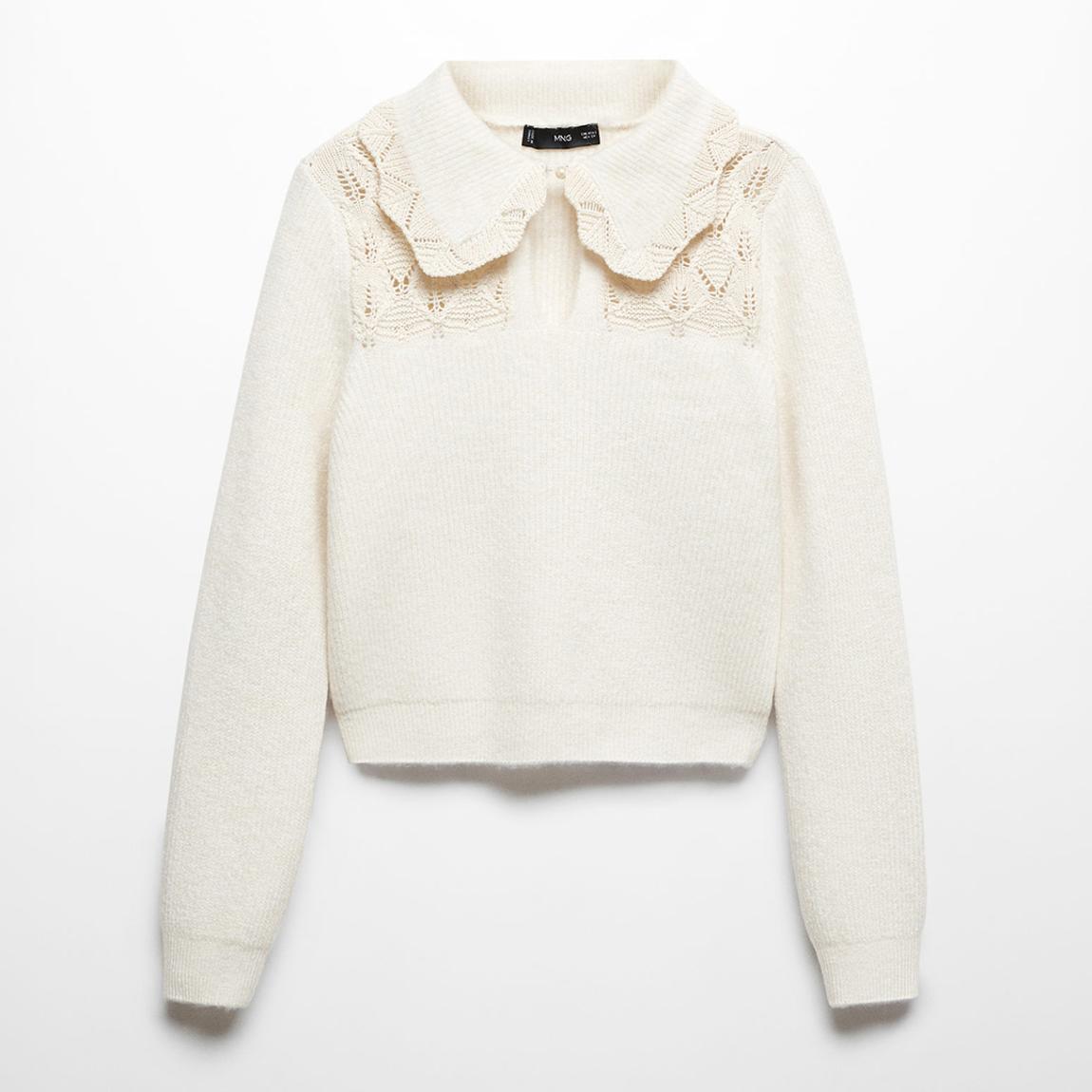 Ecru Openwork-Knit Jumper main product photo