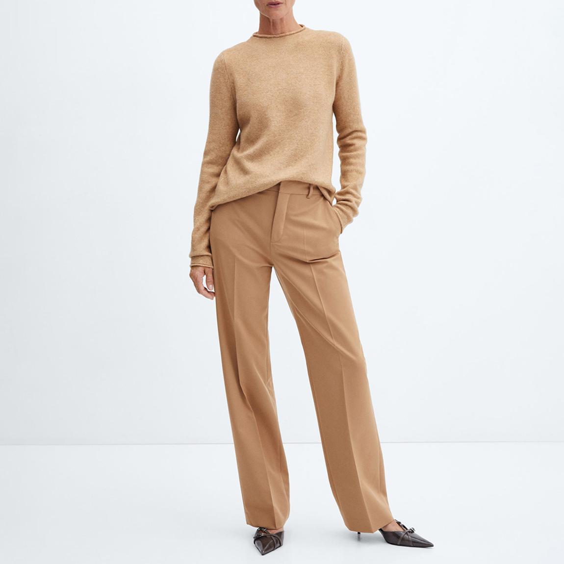 Brown High Collar Jumper main product photo