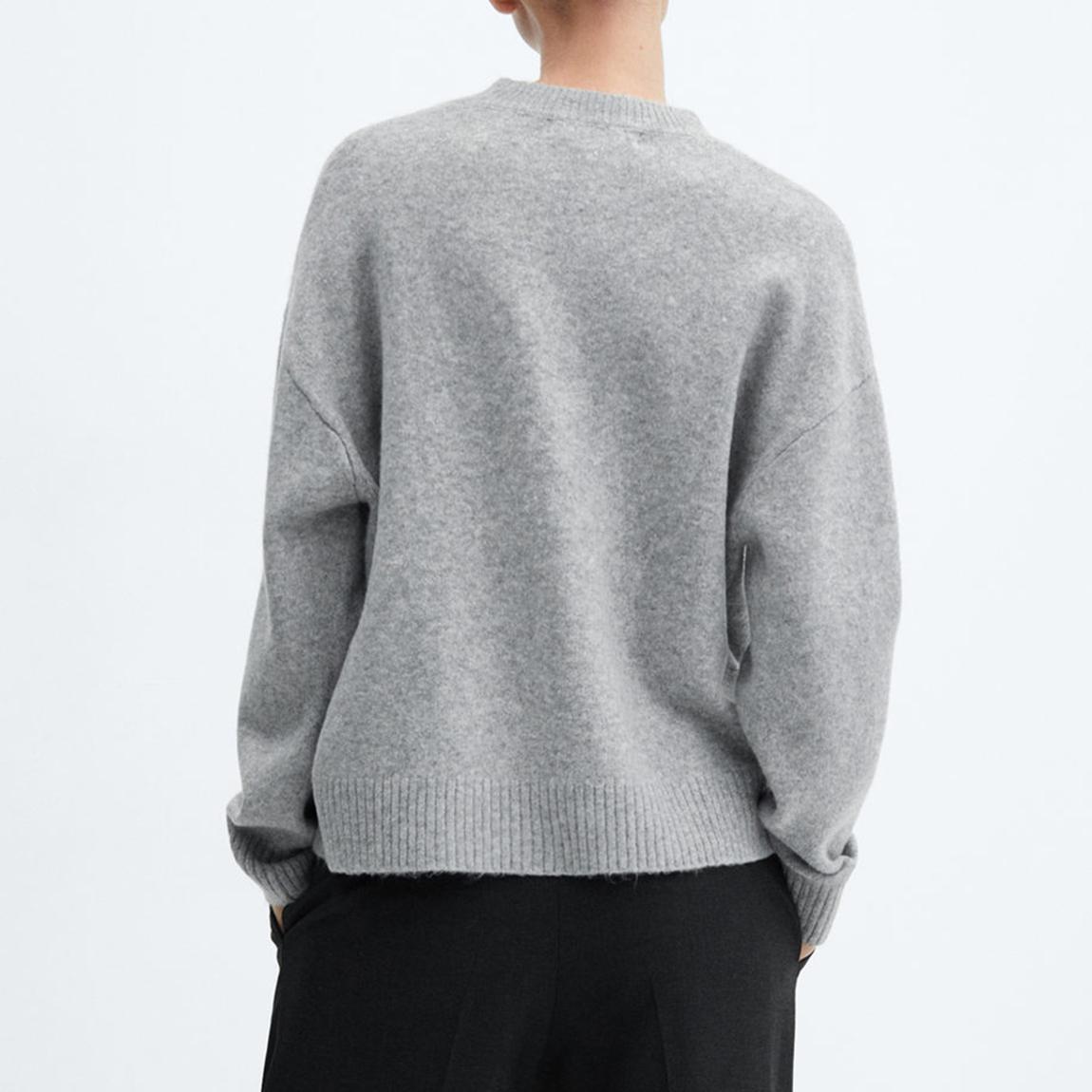 Light Grey Knitted Jumper main product photo