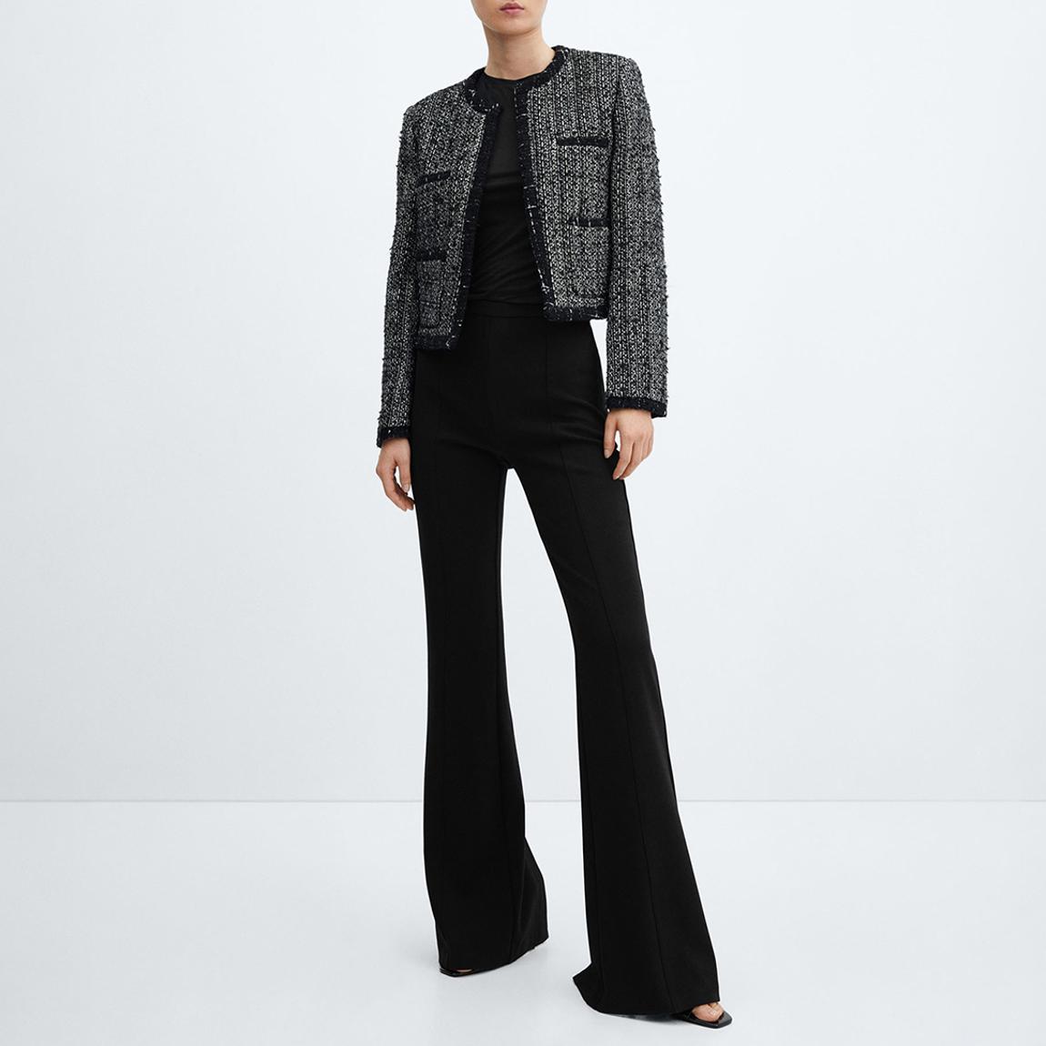 Black Flared Trousers main product photo