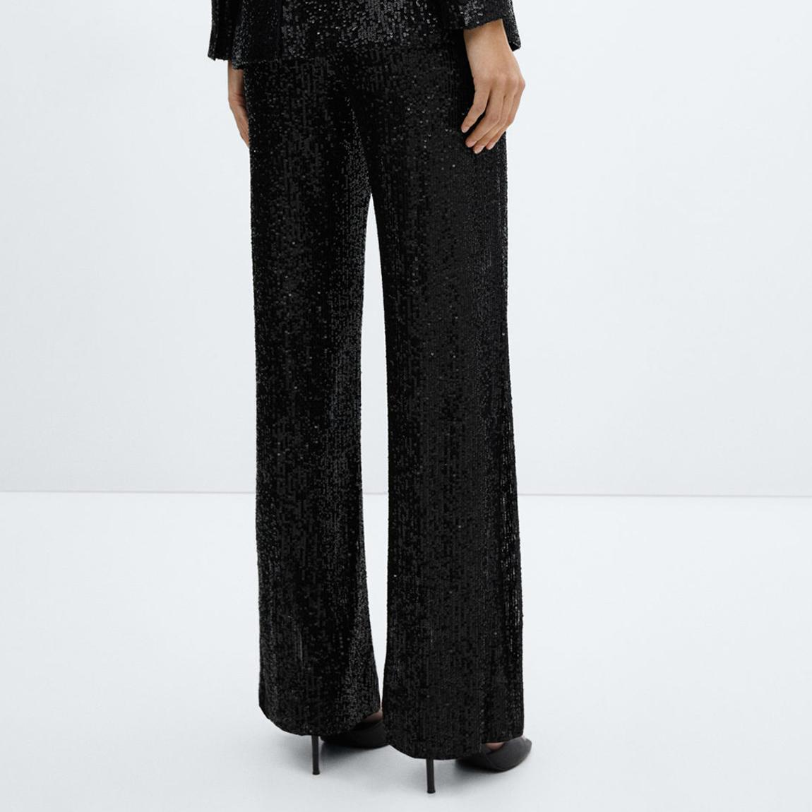 Black Sequin Suit Trousers main product photo