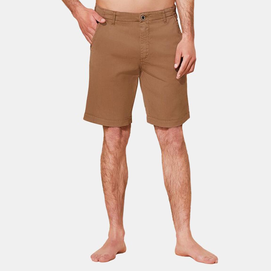 Brown Ponche Bermuda Shorts main product photo