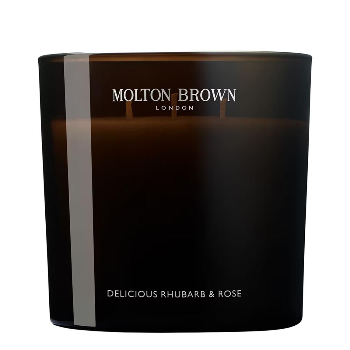Delicious Rhubarb & Rose Luxury Candle 600g main product photo
