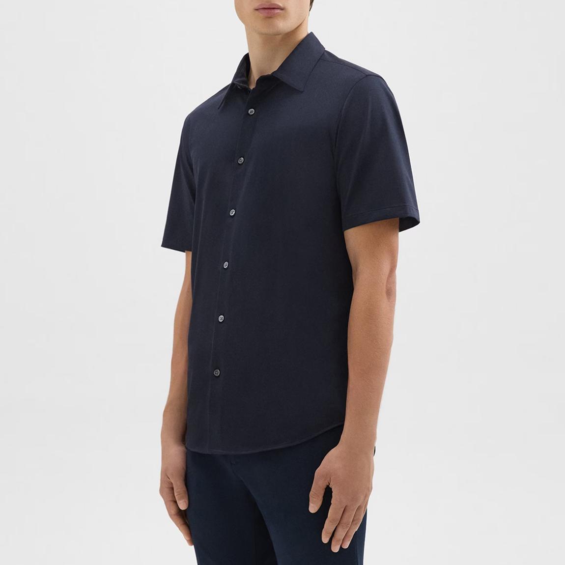 Navy Irving Boxy Shirt main product photo