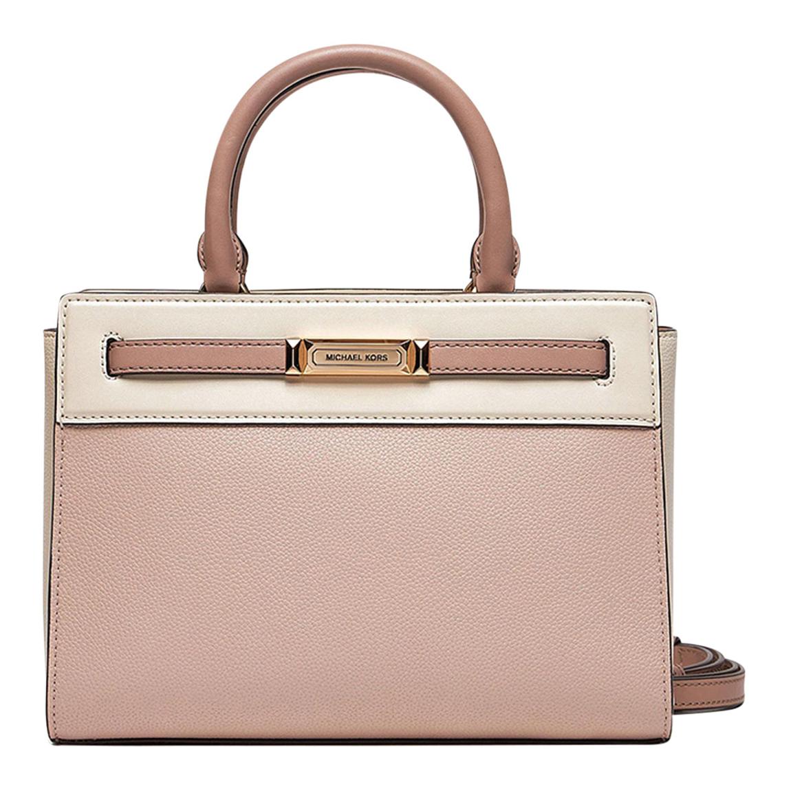 Soft Pink/Light Cream/Fawn Primrose Small Satchel main product photo