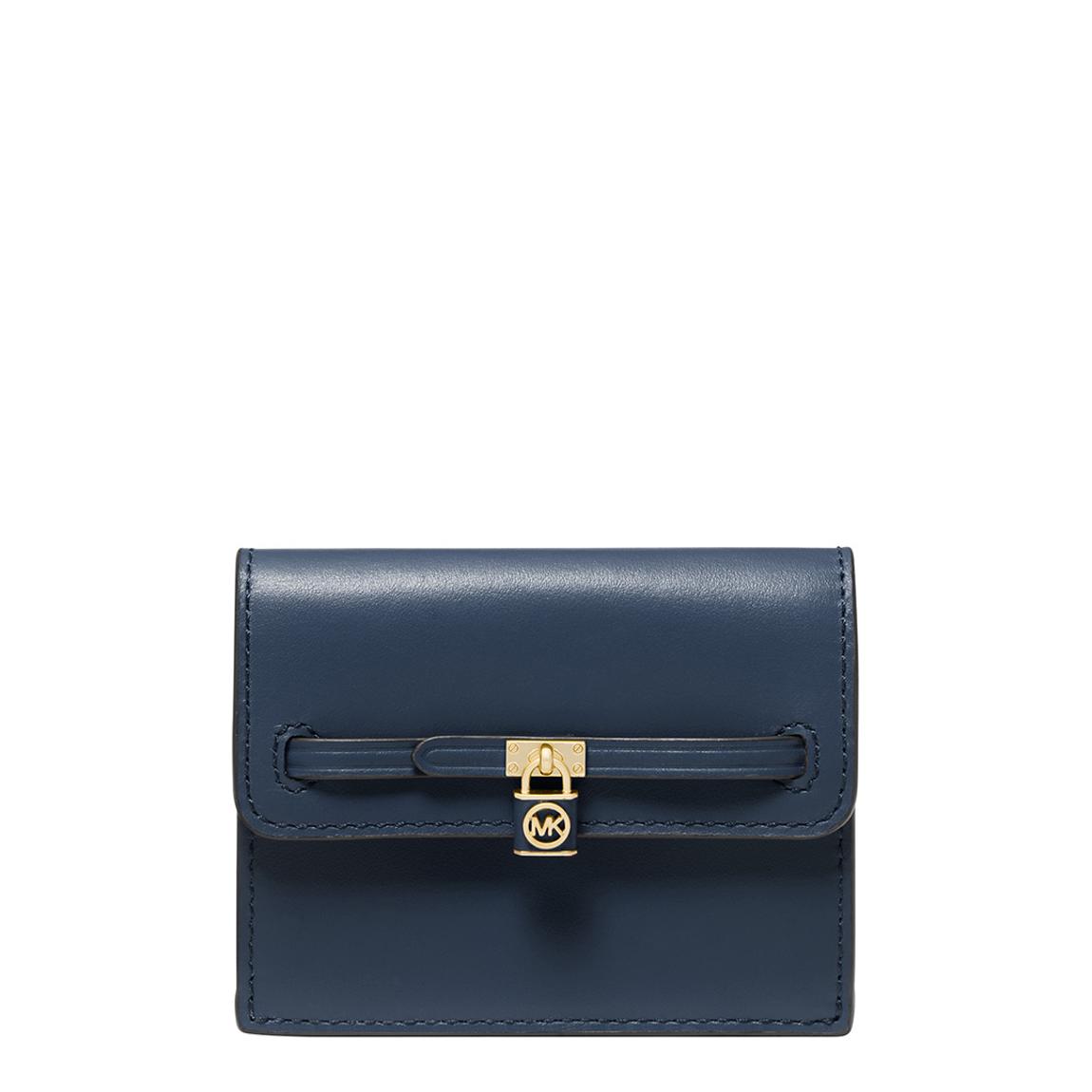 Navy Hamilton Legacy Small Flap Card Case main product photo