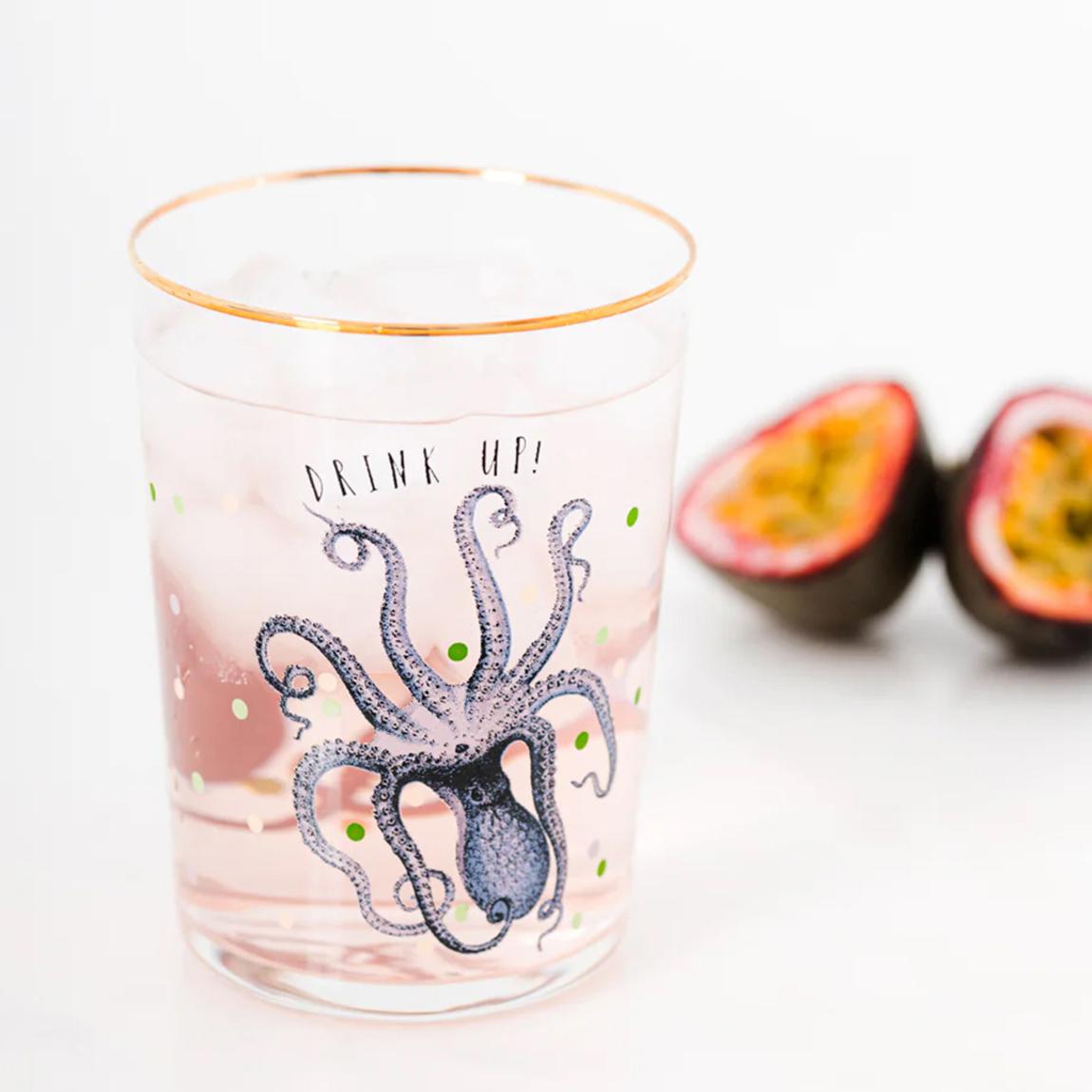 Set of 2 Octopus Glasses main product photo
