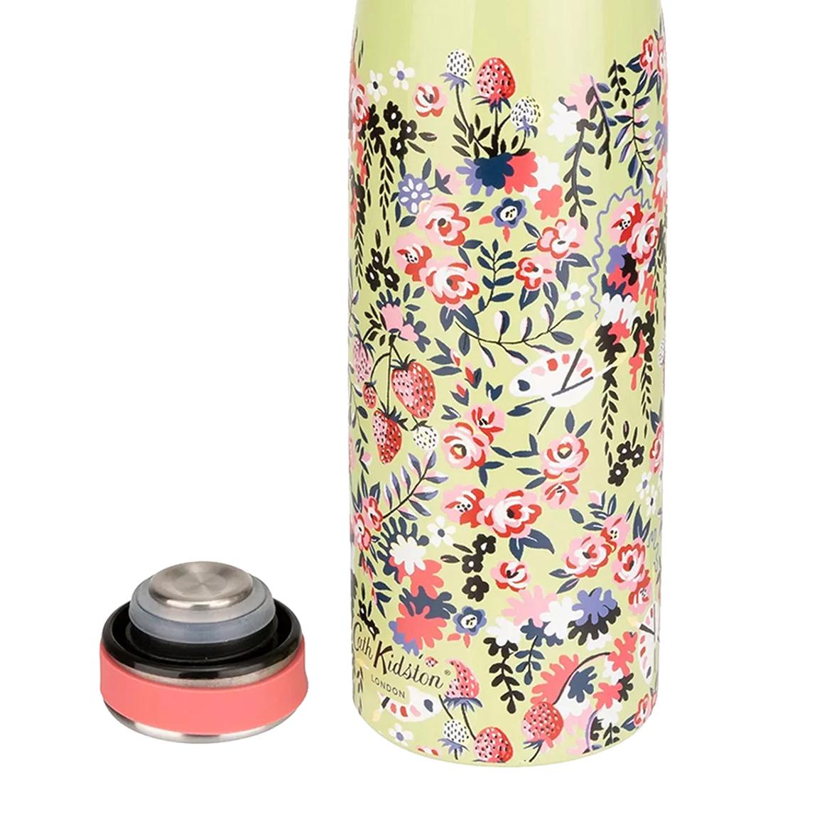 Green Ditsy Floral Stainless Steel Bottle, 460ml main product photo