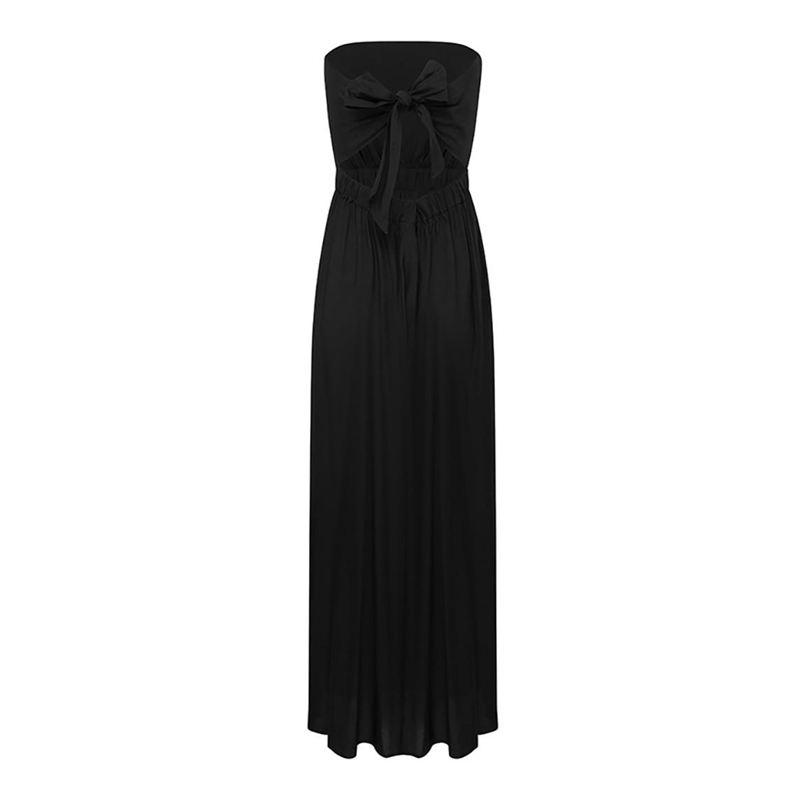 Black Casa Lucia Bandeau Maxi Dress main product photo