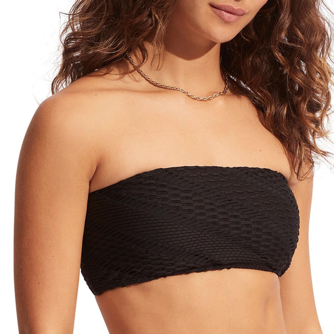 Black Tube Bikini Top main product photo