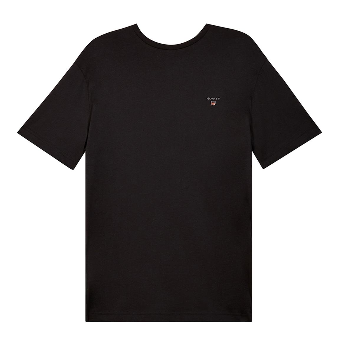 Black Original Shield Cotton T-Shirt main product photo