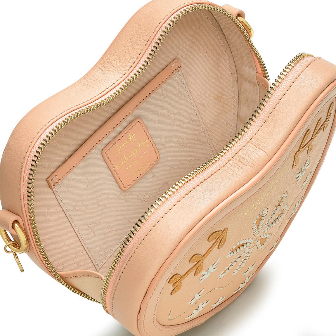 Peach Stitch Street Small Zip Around Crossbody main product photo
