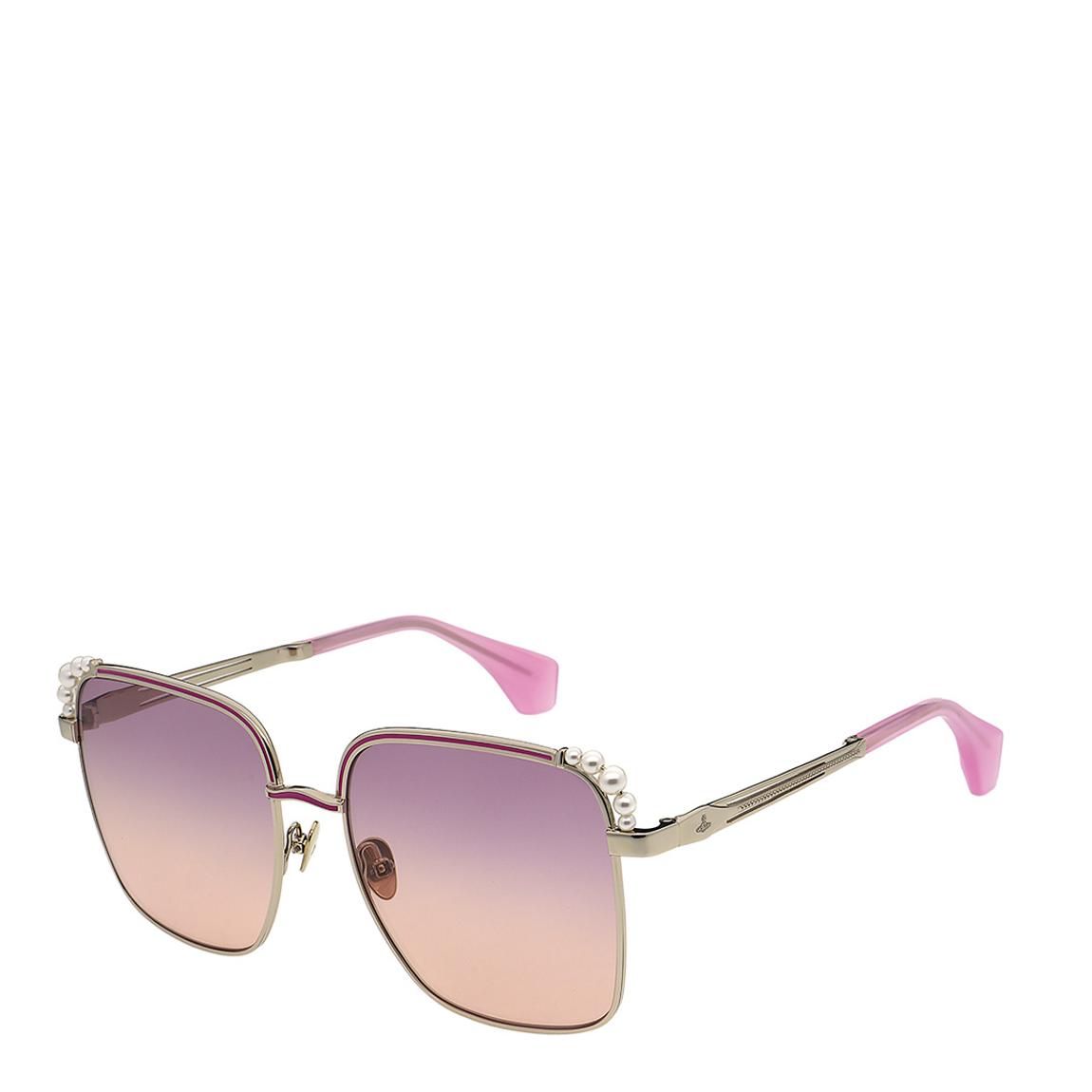 Shiny Light Gold Jane Sunglasses main product photo