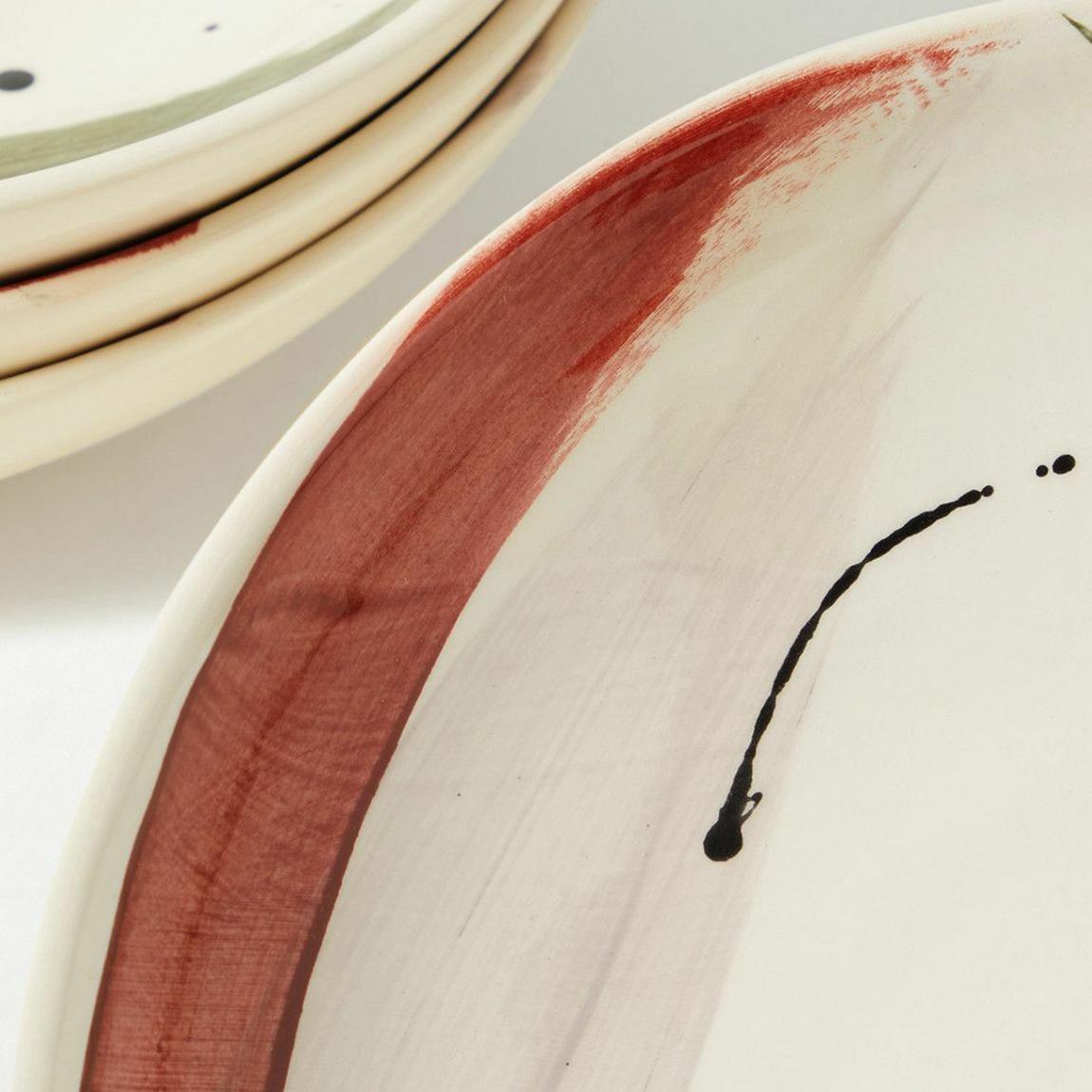 Set of 4 Alameda Pasta Bowl, Olive main product photo