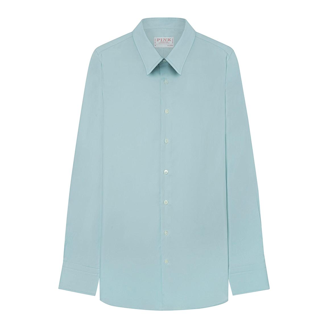 Seafoam Tailored Fit Twill Cotton Shirt main product photo