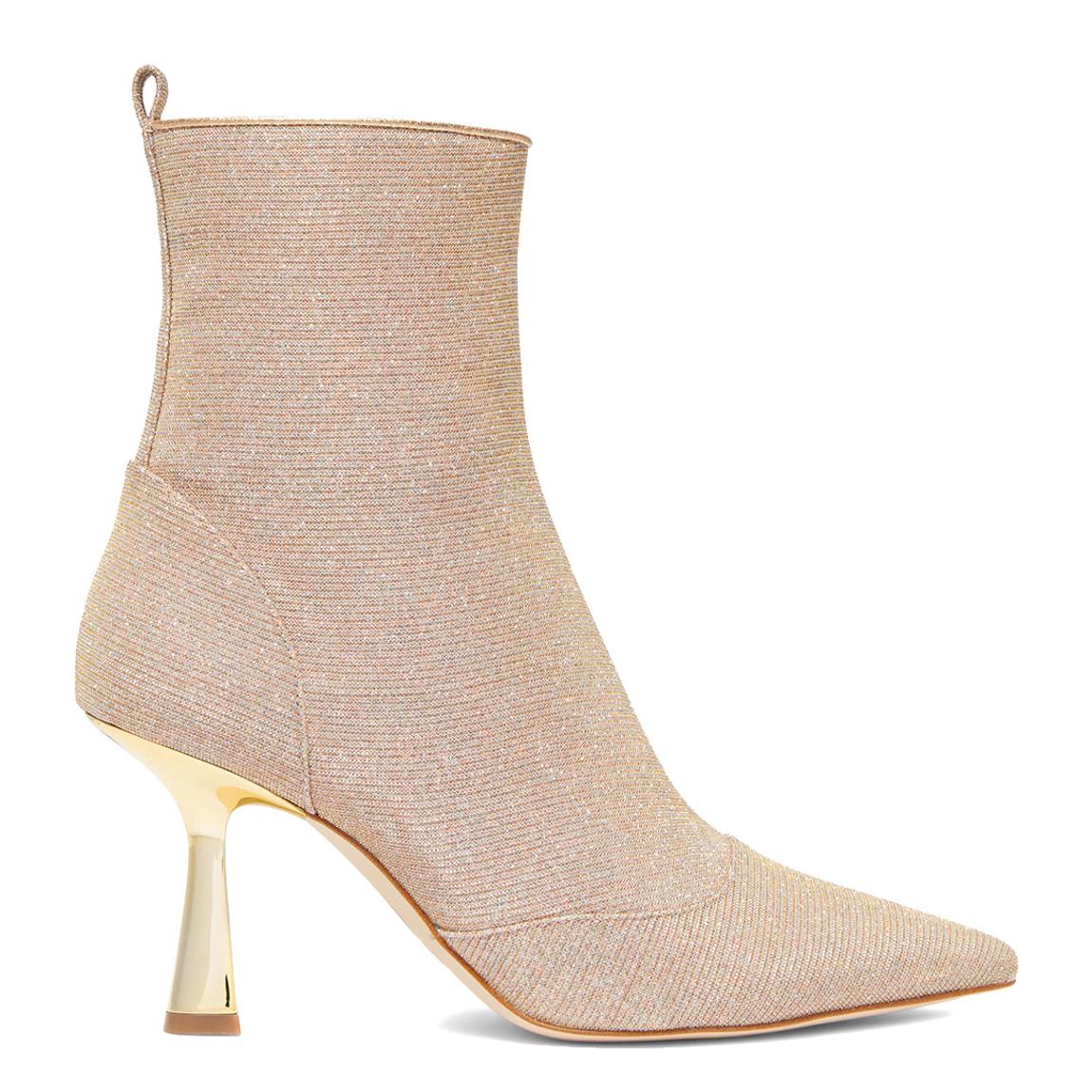 Beige Clara Mid Heeled Boot main product photo