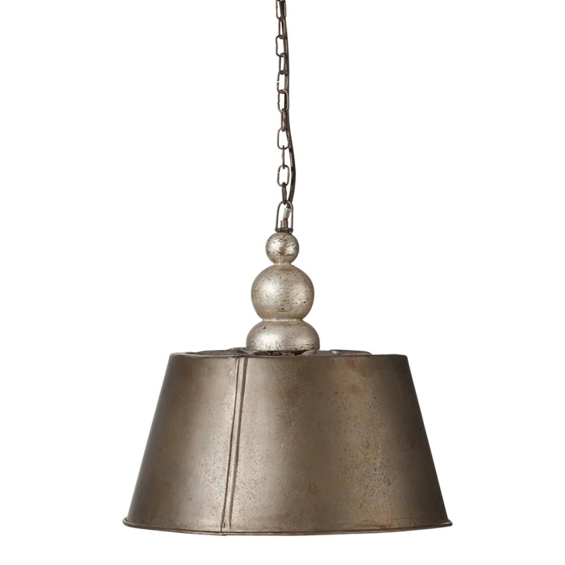 Small Ellington Hanging Lamp, Antique Silver main product photo