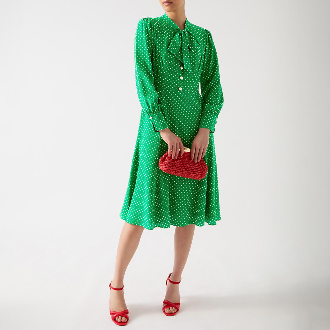 lk bennett green polka dot dress Bennett Mortimer Dress Lk Bennett Green Polka Dot Dress Lk Bennett Dresses Lk Bennett Mortimer Dress