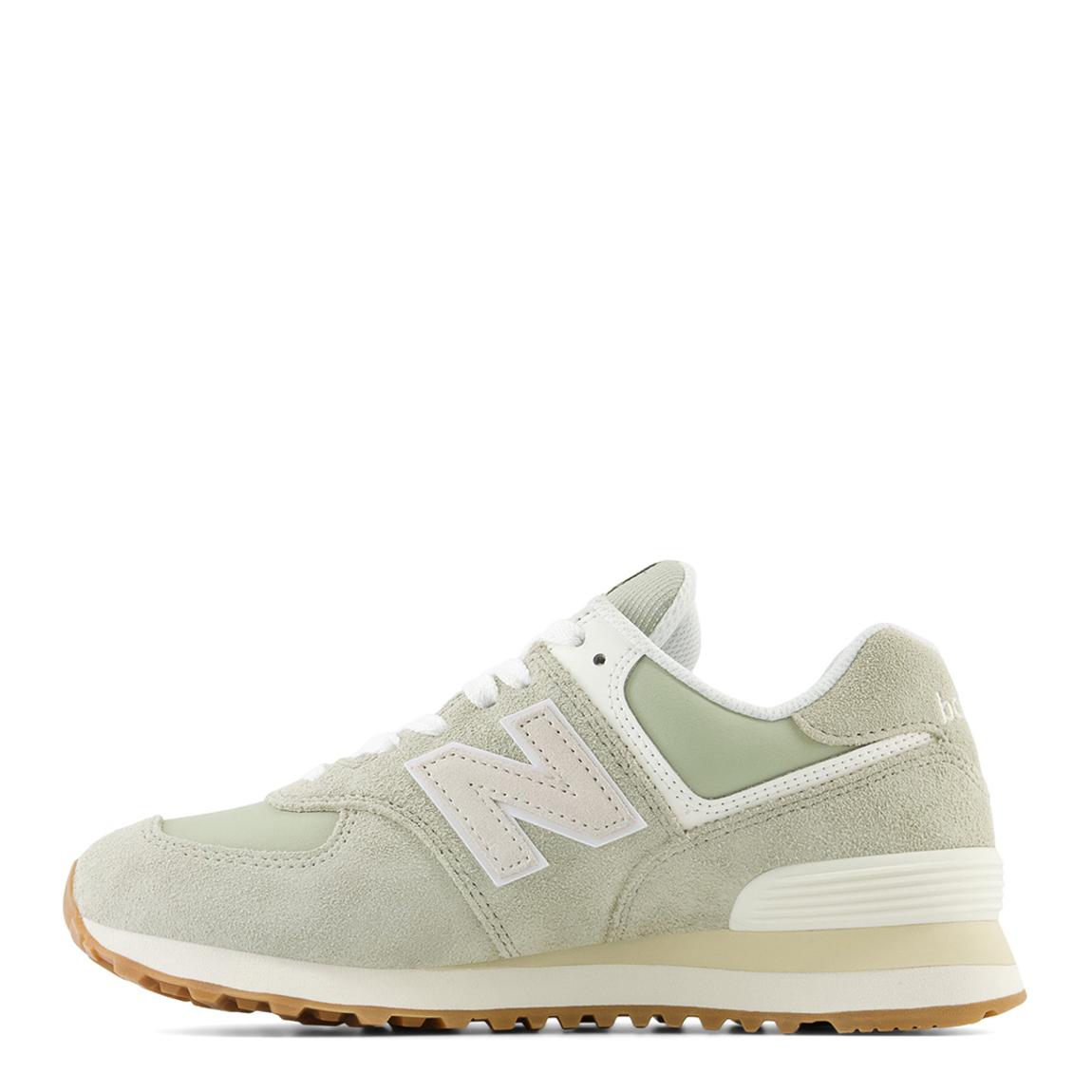 Women's Beige/Green 574 Trainers main product photo