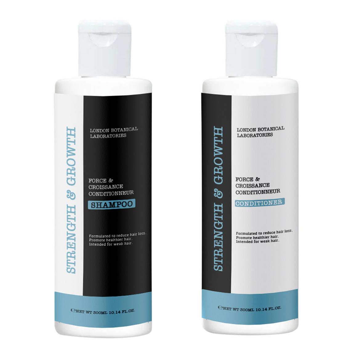 Strength And Growth Shampoo 300ml + Strength And Growth Conditioner 300ml main product photo