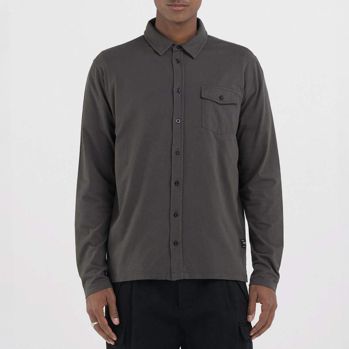 Khaki Cotton Jersey Shirt main product photo