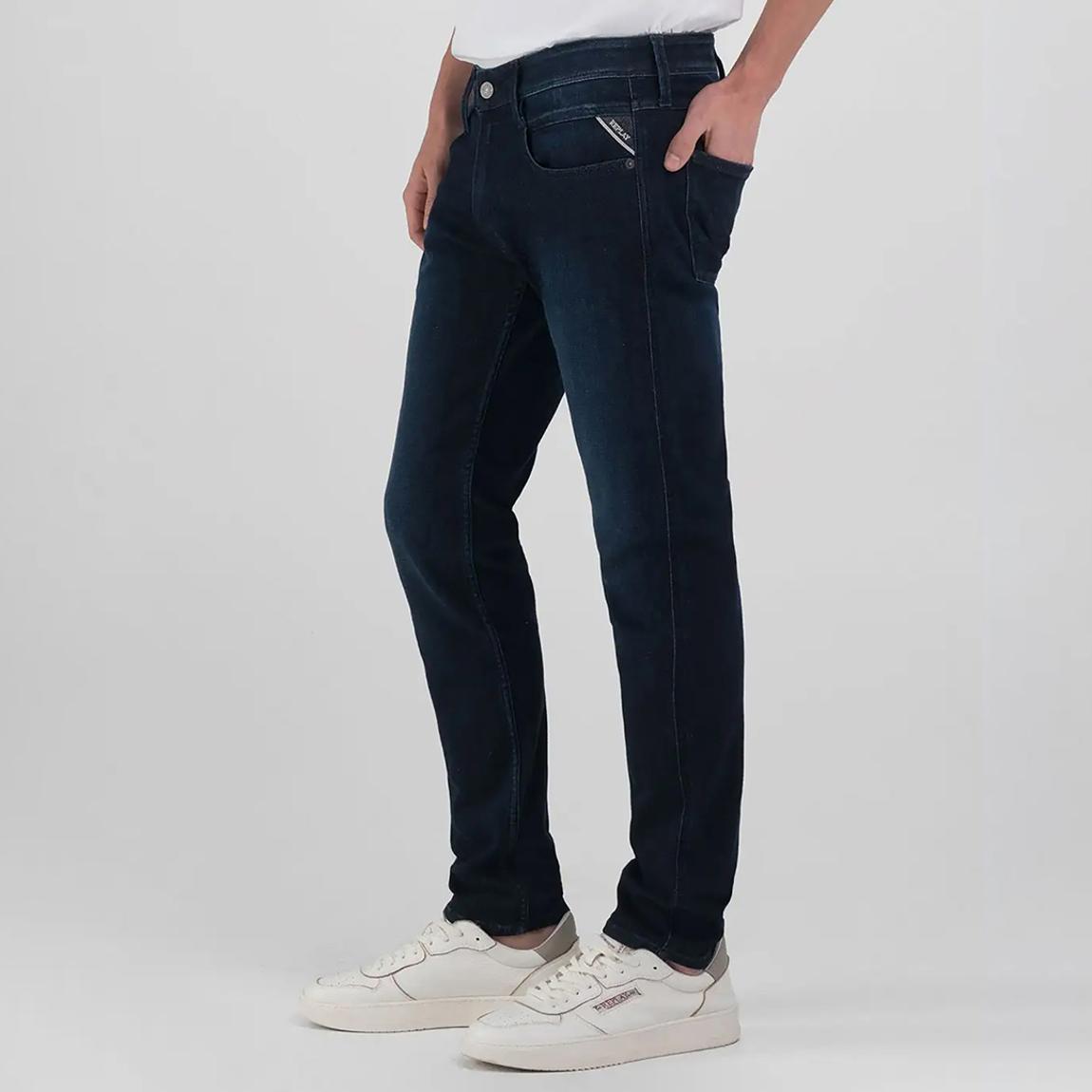 Dark Blue Anbass Slim Stretch Jeans main product photo