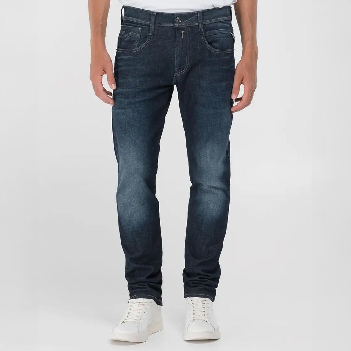 Indigo Anbass Slim Hyperflex Stretch Jeans main product photo