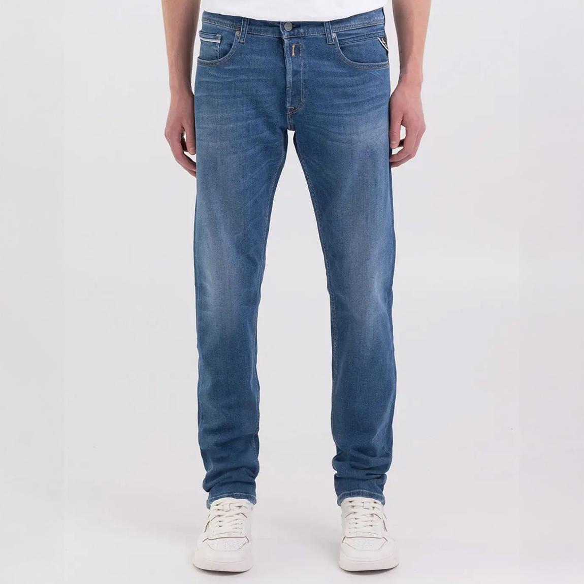 Indigo Grover Straight Stretch Jeans main product photo