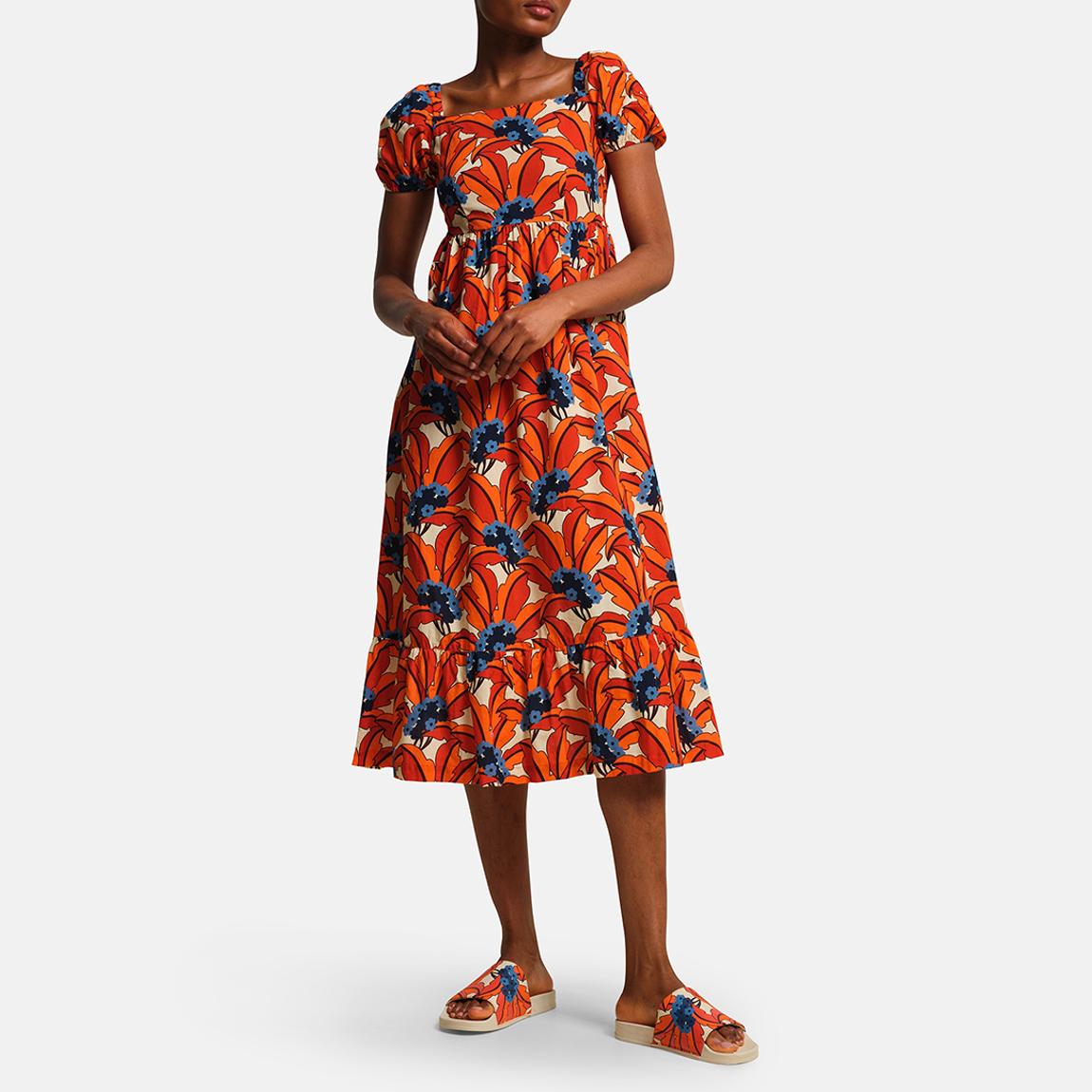 Orange Orla Kiely Cotton Dress main product photo