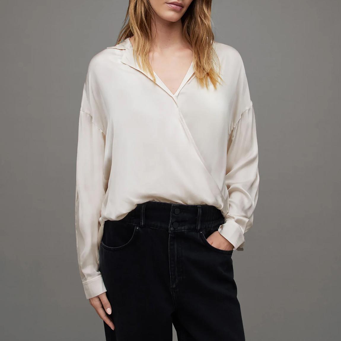 Oyster Penny Wrap Shirt main product photo