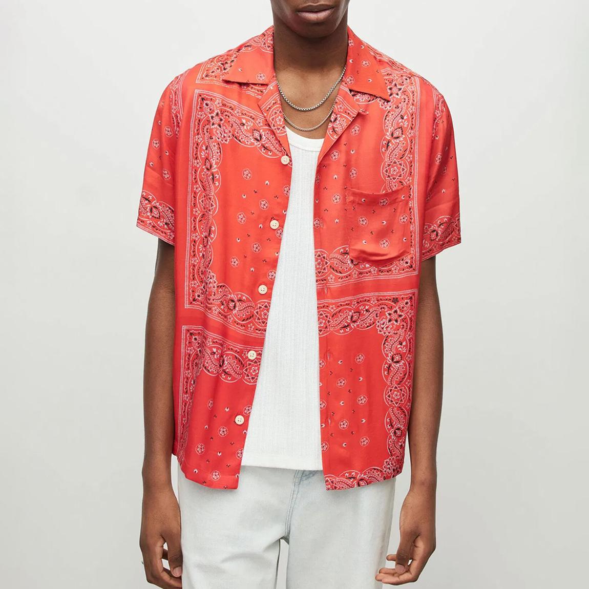 Red Tikal Short Sleeve Shirt main product photo
