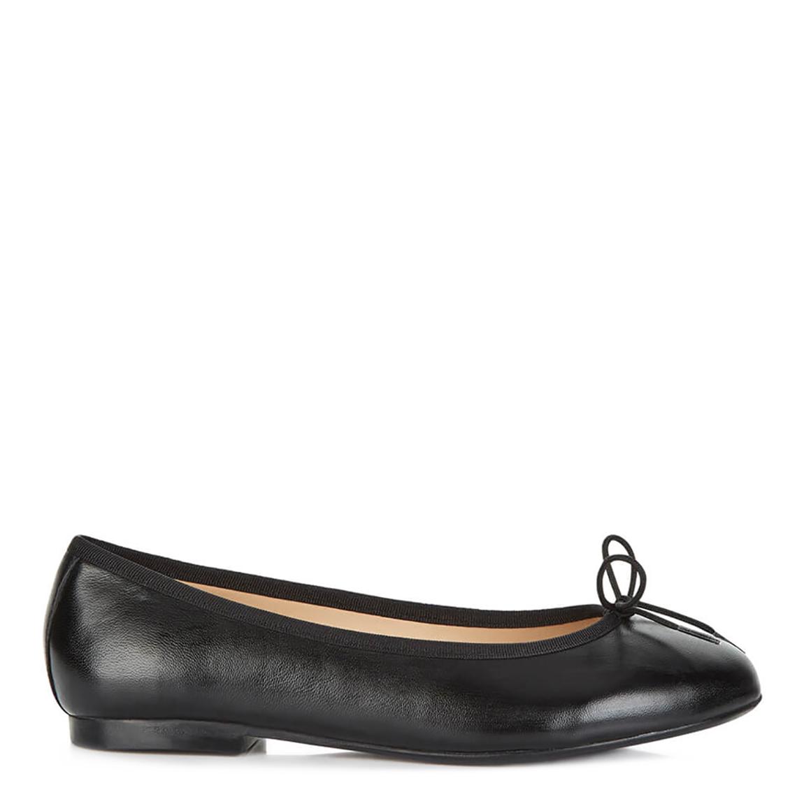 Black Leather Amelie Pump main product photo
