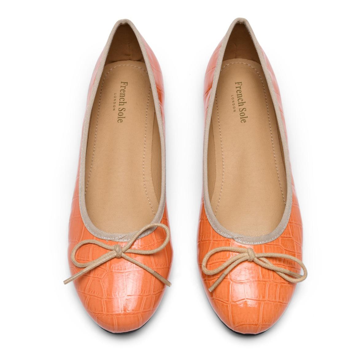 French Sole Coral Patent Leather Amelie Pump BrandAlley
