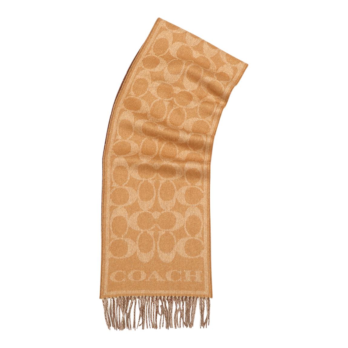 Beige Signature C Reversible Cashmere Muffler main product photo