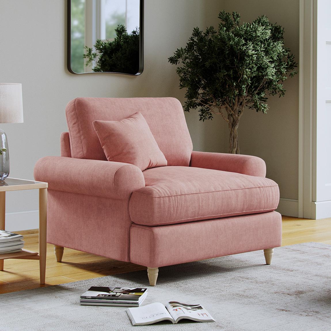The Brentwood Armchair Linnet Pastel main product photo