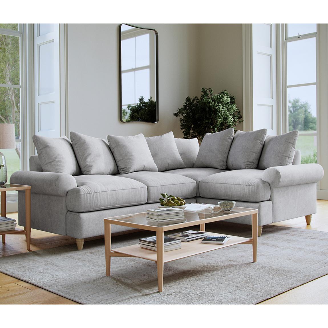 The Brentwood 2 Corner 1 Linnet Dove Grey main product photo