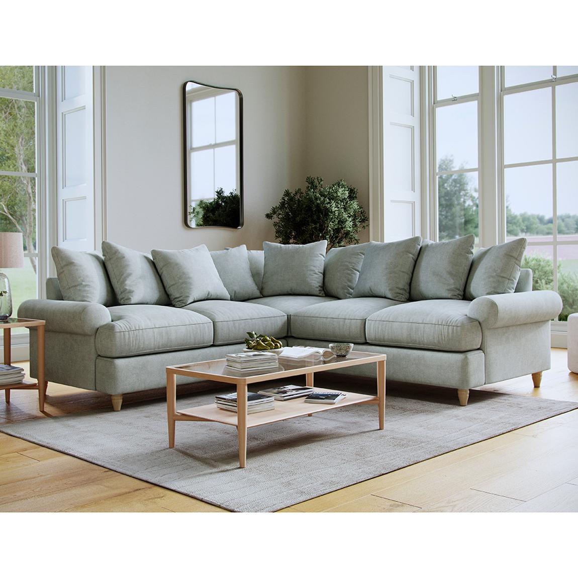 The Brentwood 2 Corner 2 Linnet Aqua main product photo